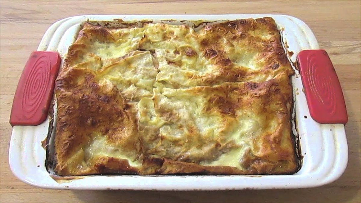 Пирог из лаваша с творогом и сыром