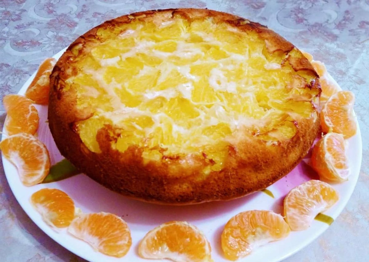 Пирог с апельсинами