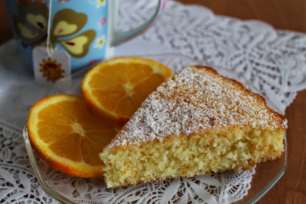Апельсиновая шарлотка