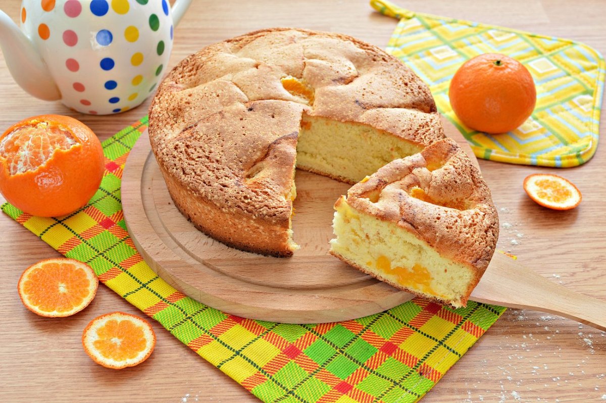 Пирог с апельсинами