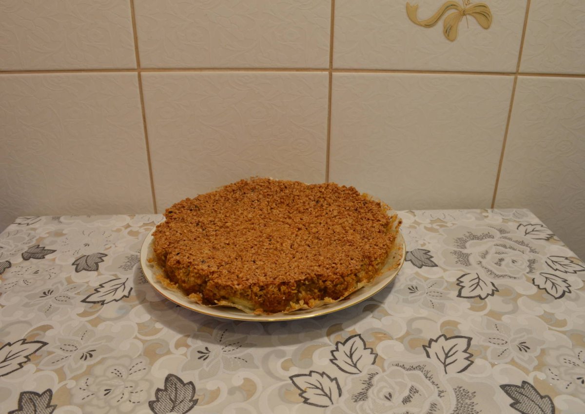 Лёгкий пирог из хлопьеа
