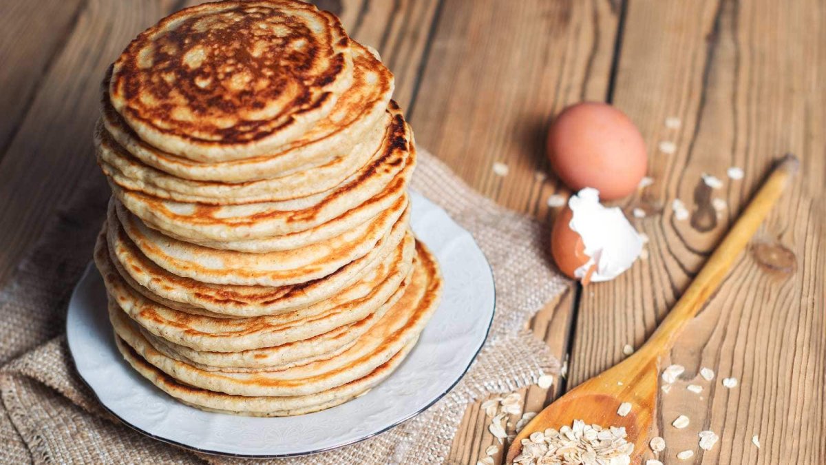 Блинчики из муки зеленых бананов
