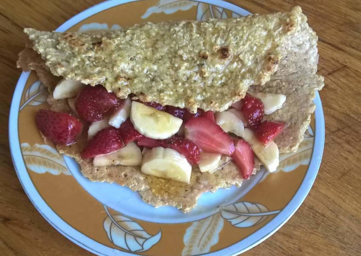 Блины с творожным сыром