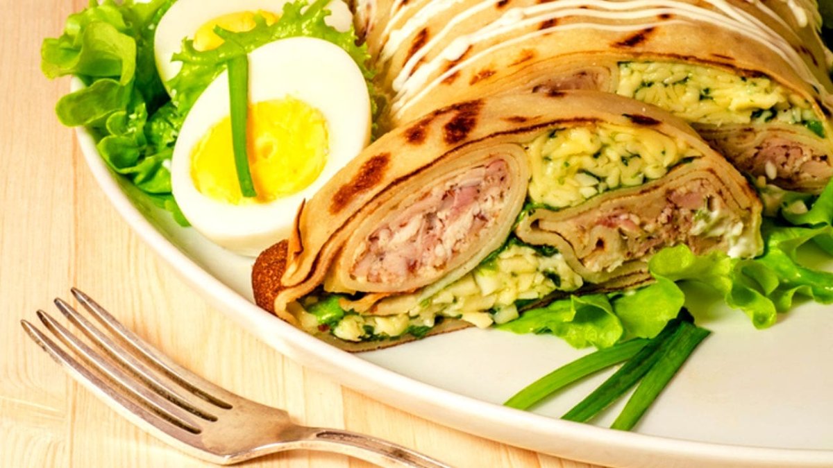 Блины с печенью