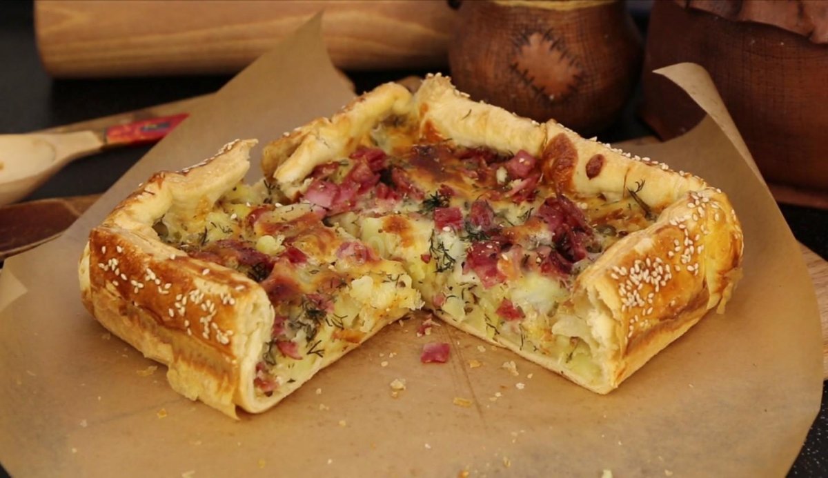 Пирог с картофелем