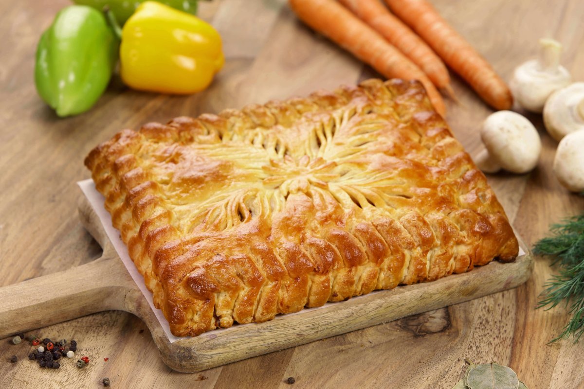 Французский пирог КИШ С кабачками
