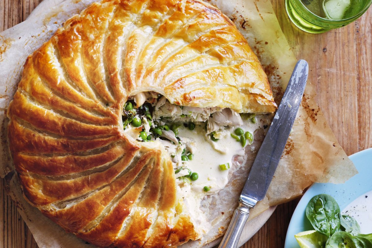 Картофельный КИШ С грибами