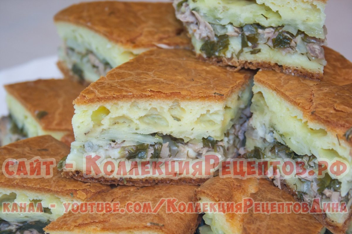 Вкуснейший пирог с палтусом