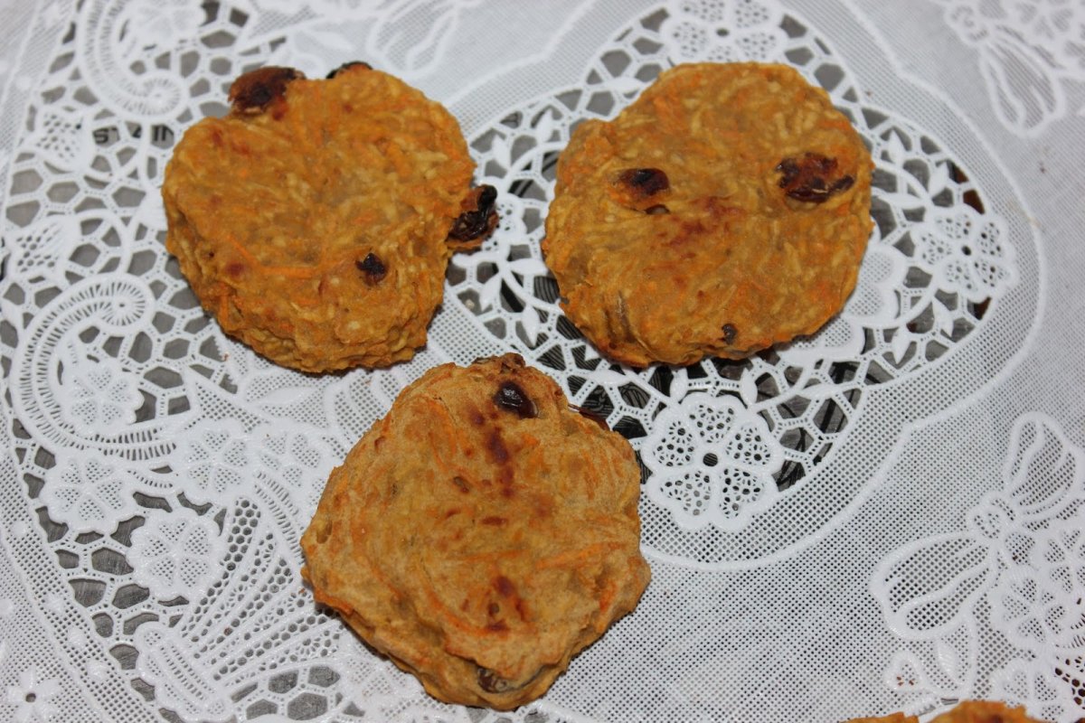 Морковное печенье домашнее