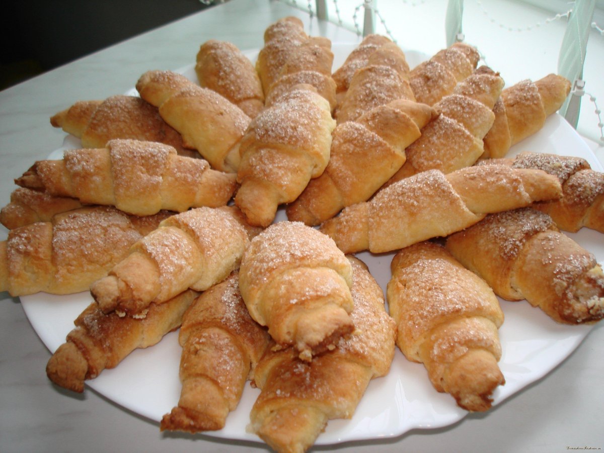 Мини эклеры со сгущенкой
