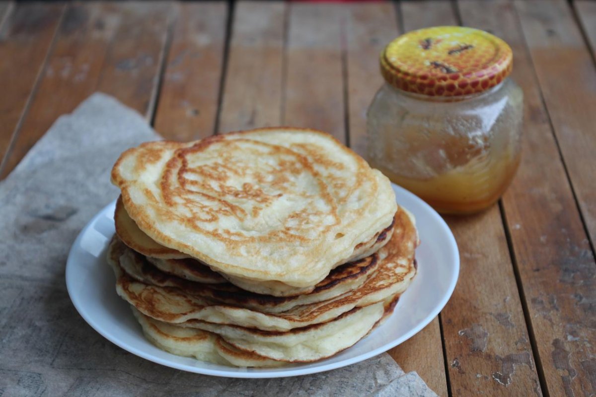 Блины с манной крупой