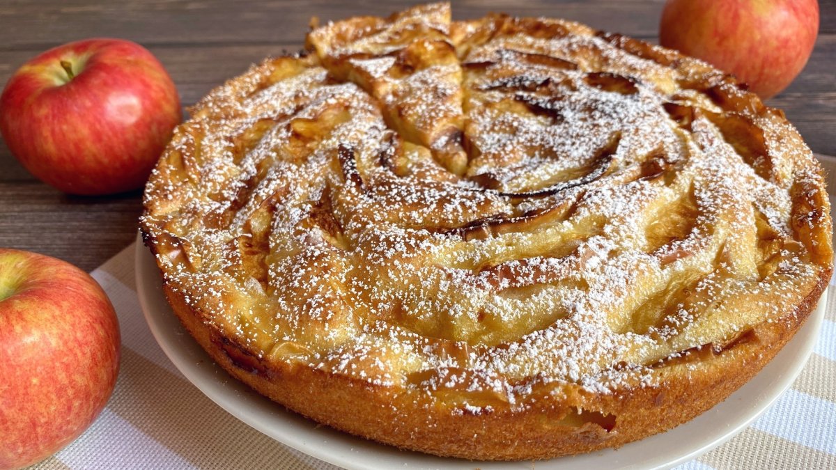 Шарлотка на цельнозерновой муке