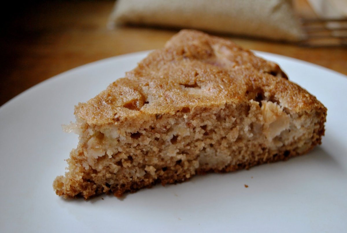 Яблочный крамбл с овсянкой