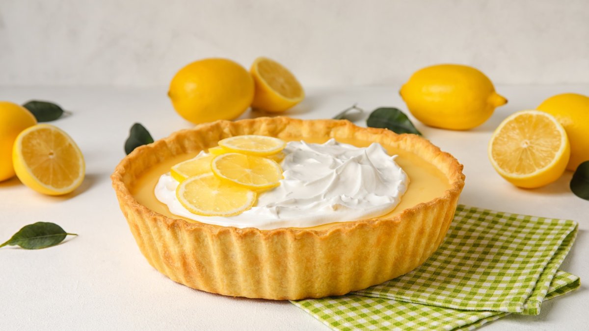 Лимонник пирог с крошками