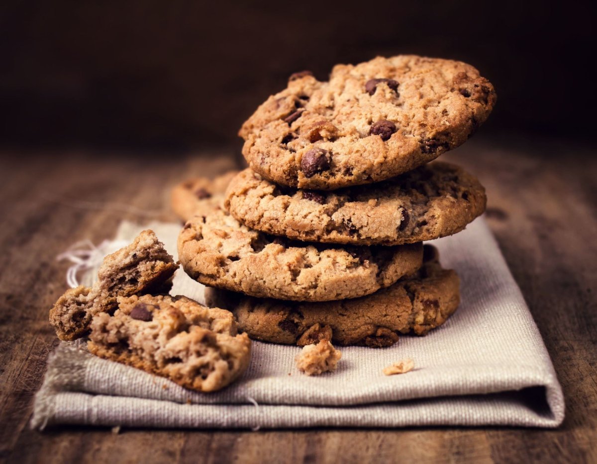 Chocolate Chip cookies в жестяной банке
