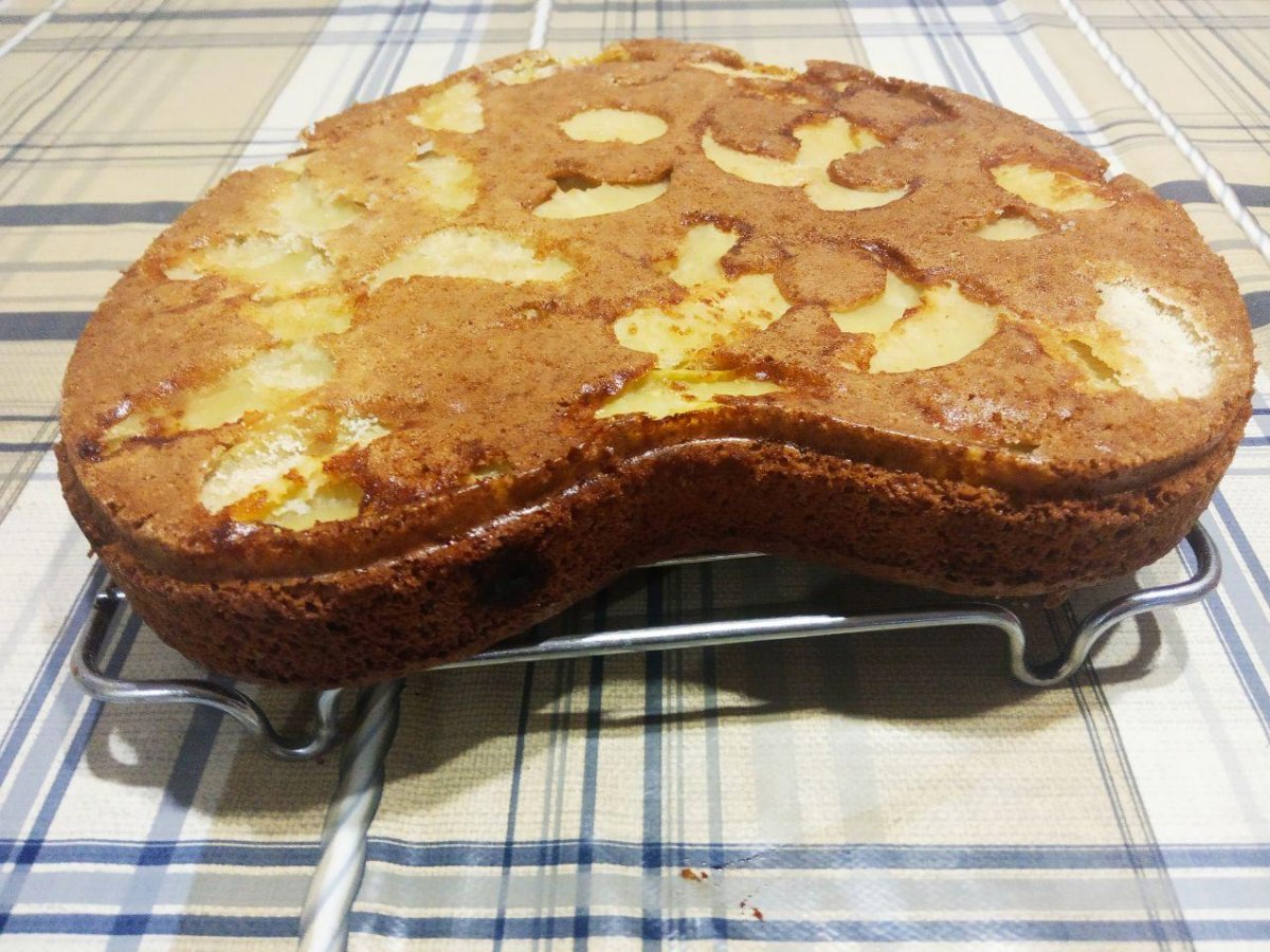 Шарлотка из белого хлеба