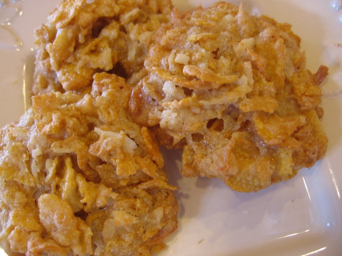 Печенье с кукурузными хлопьями
