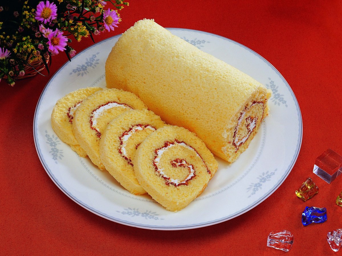 Меренговый рулет с безе