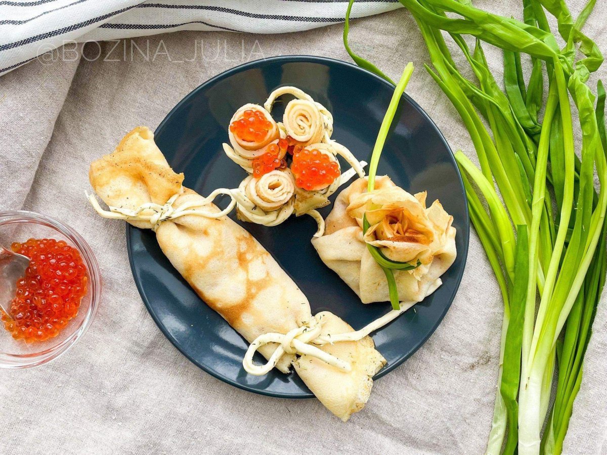 Блинчики с яблоками
