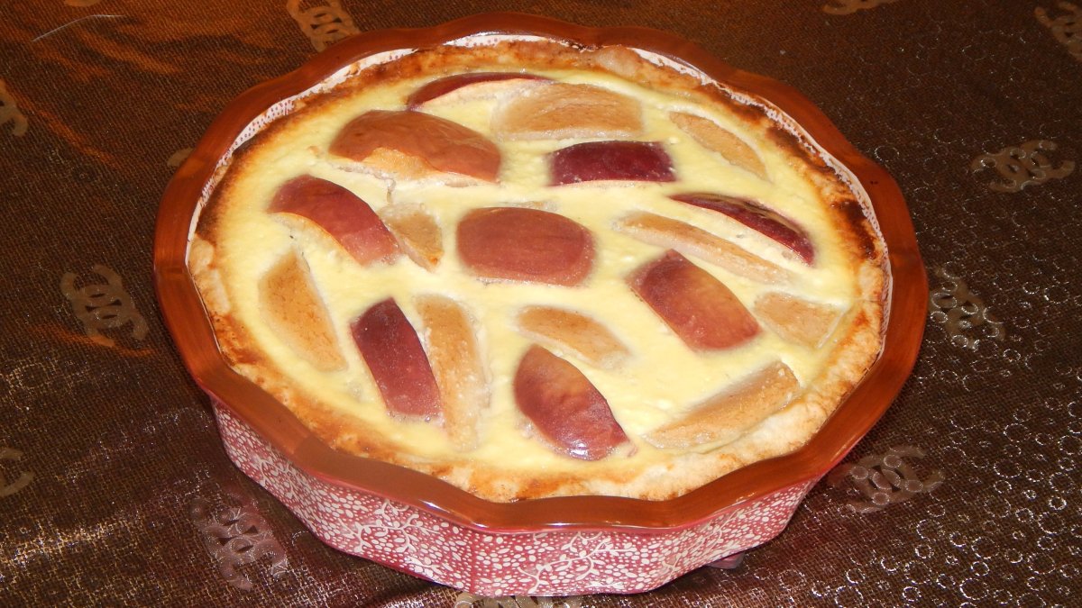 Пирог с грушей