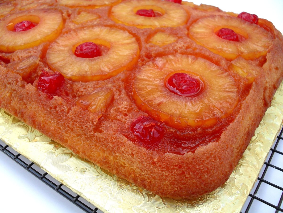 Торты и пирожные на Хэллоуин upside down Cake