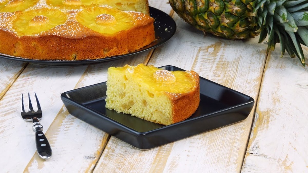 Кексики с ананасом