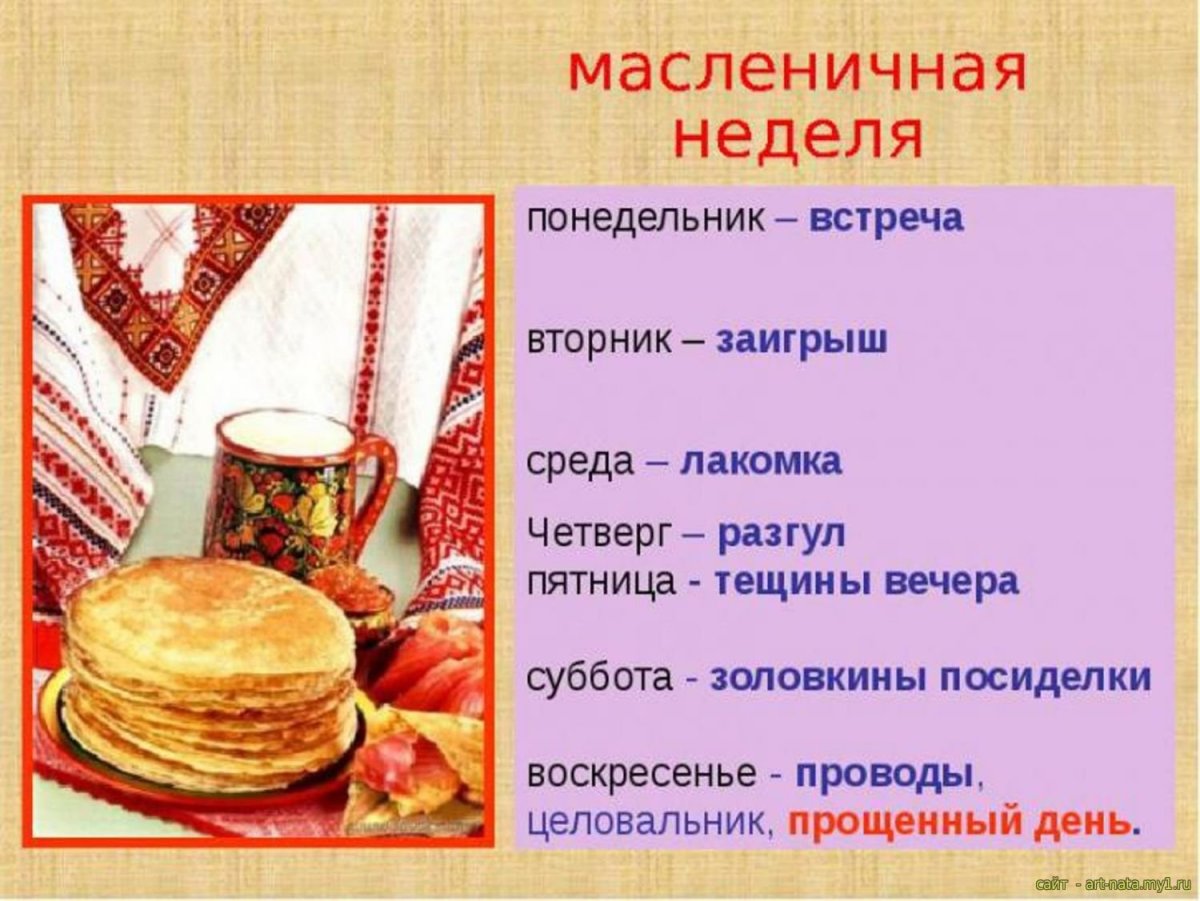 Масленичная неделя