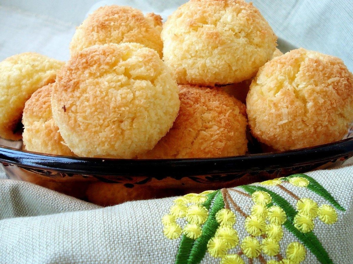 Печенье с кокосовой стружкой