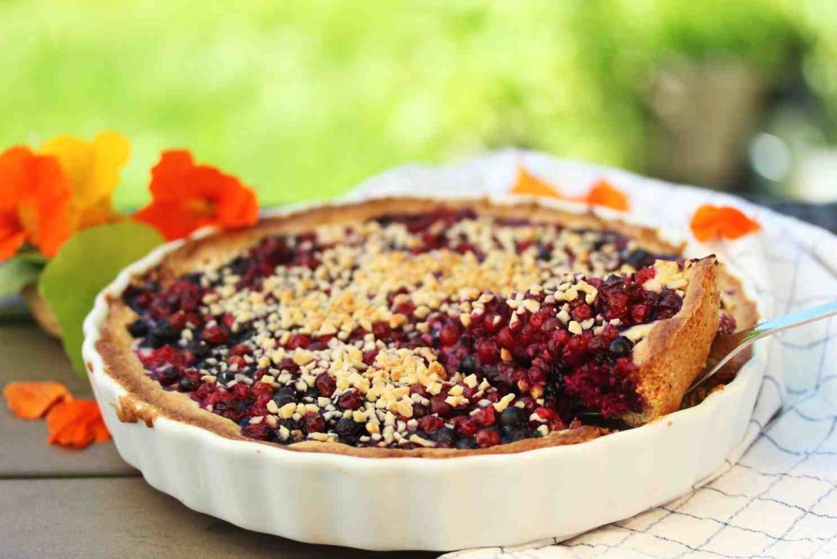 Пирог с клубникой