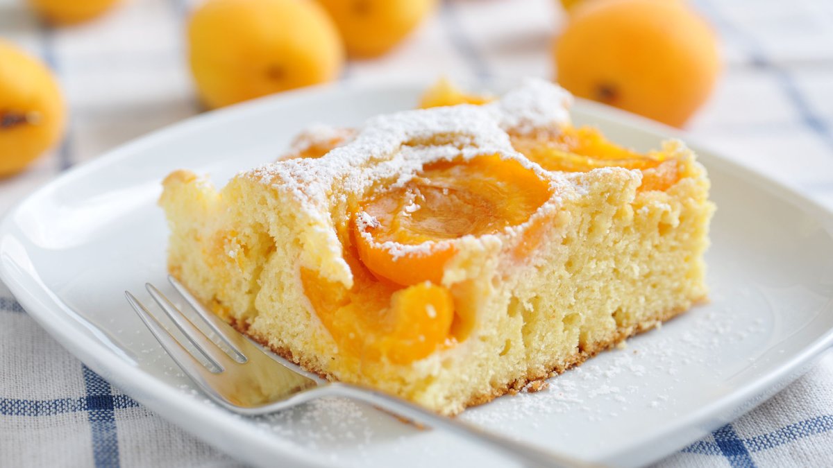 Песочный пирог с абрикосами