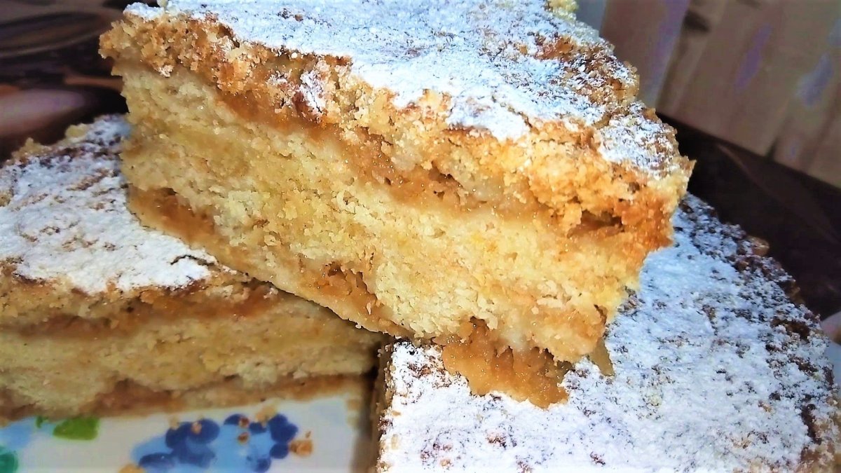 Итальянский деревенский яблочный пирог