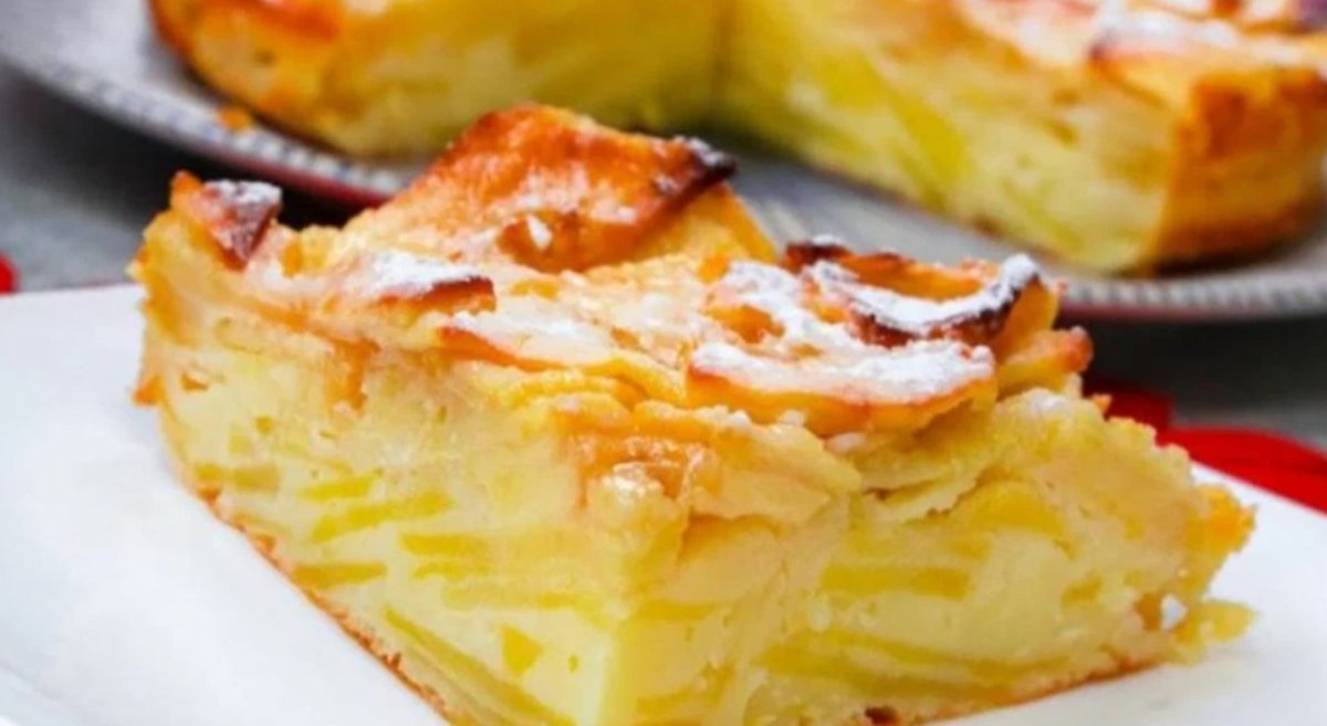 Яблочный пирог шарлотка