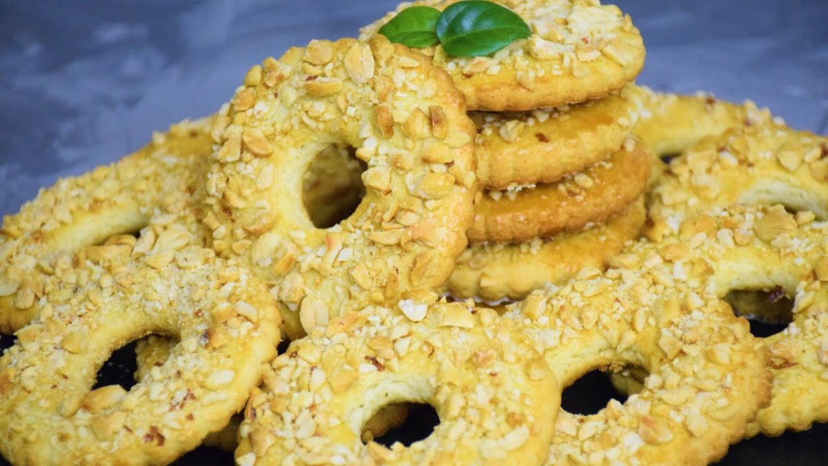 Колечки с арахисом