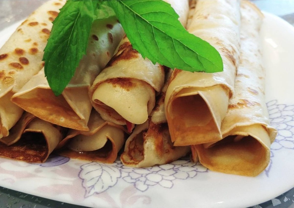Закуска с блинчиками