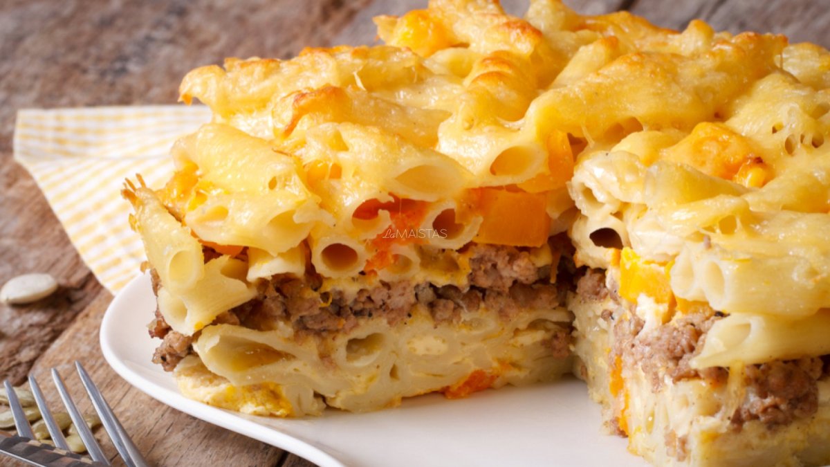 Макаронник с мясом