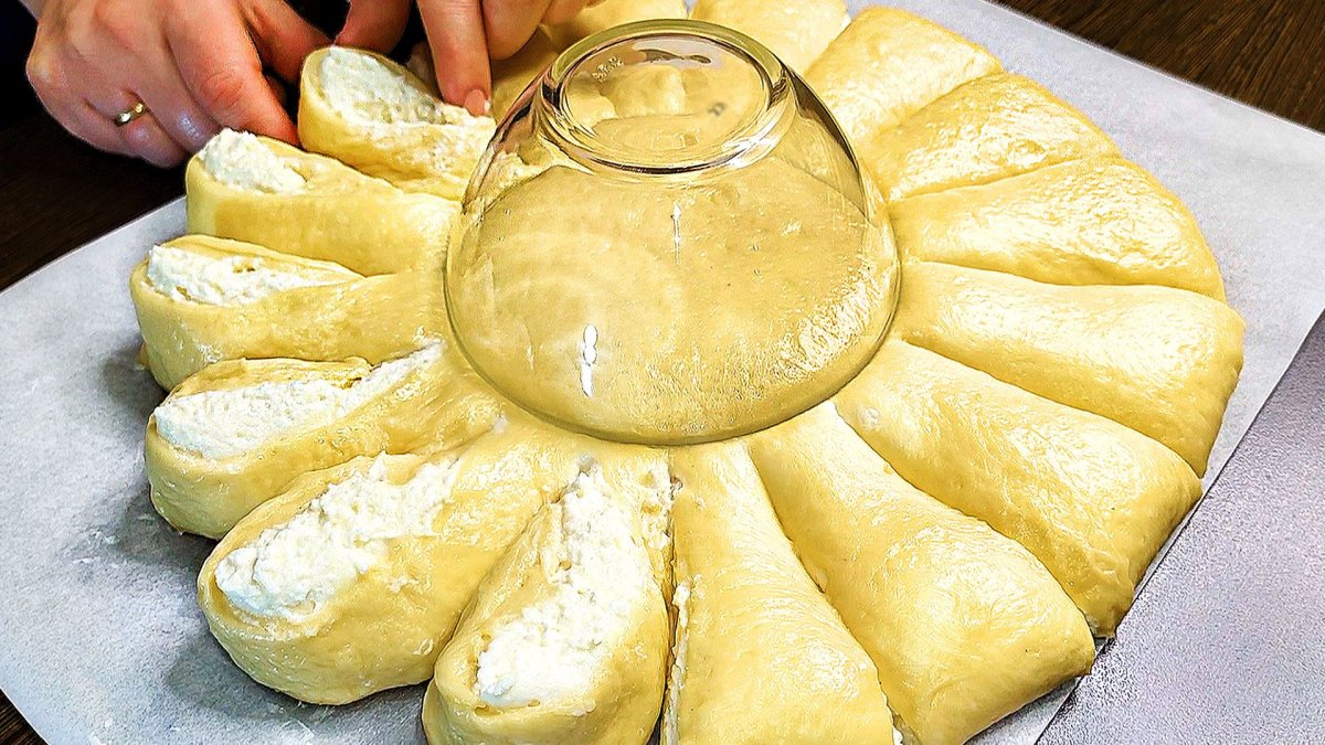 Творожная шарлотка с яблоками