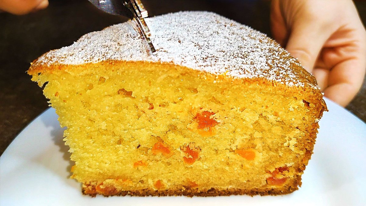 Сахарный пирог со сливками