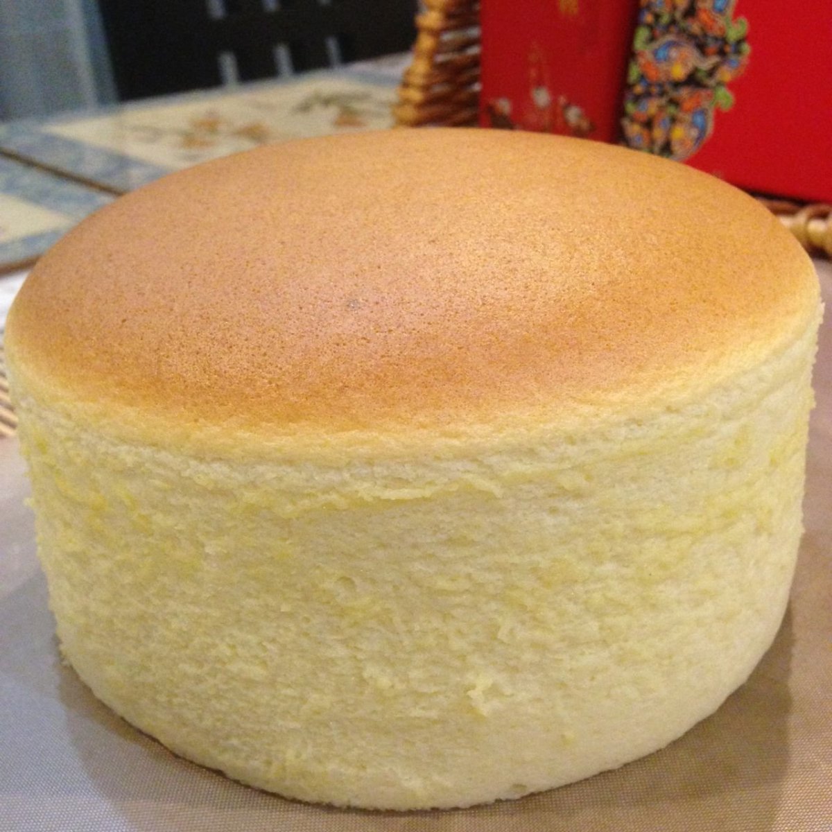 Заливной пирог из ревеня