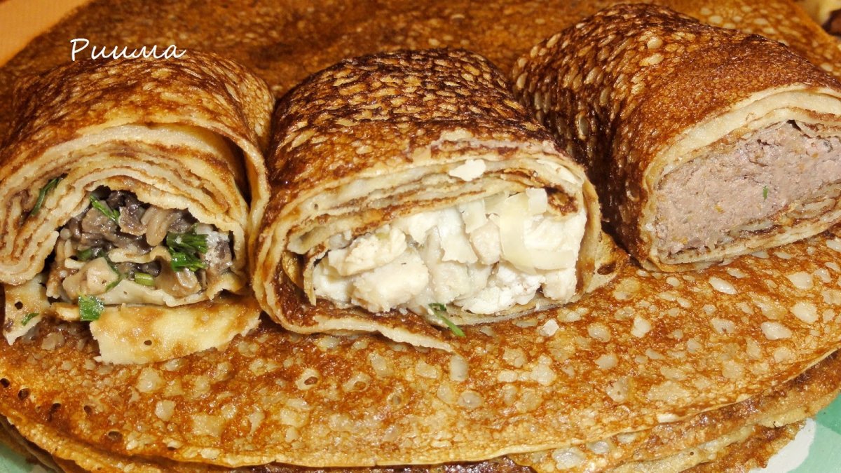 Печеночные рулетики