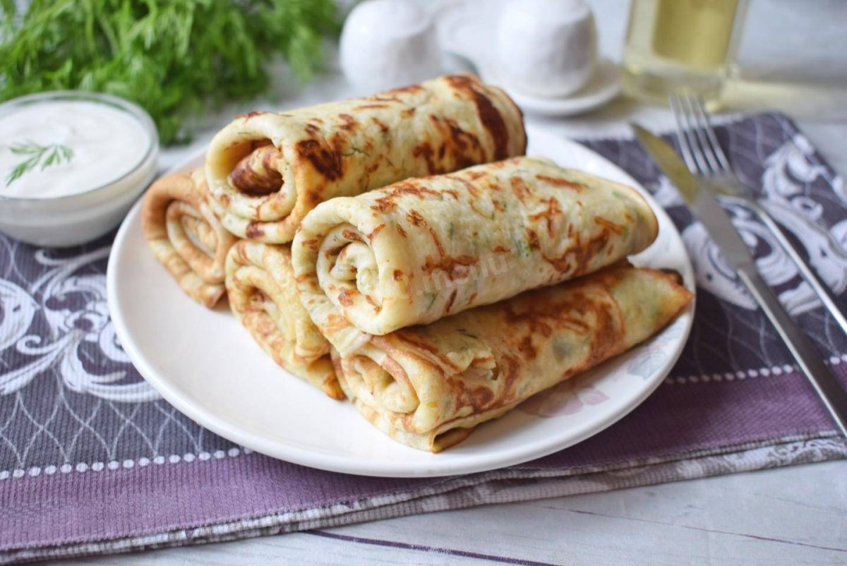 Блины фаршированные