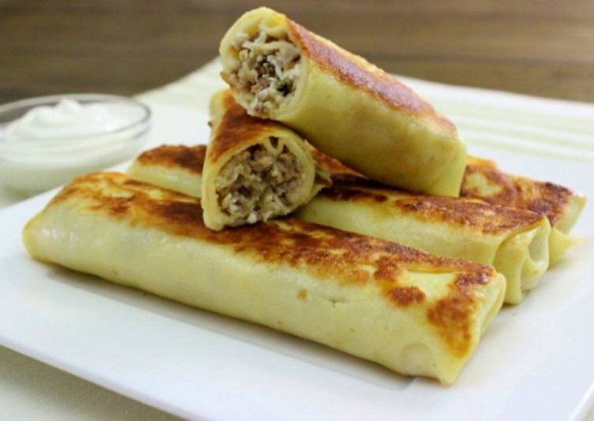 Блины с разными начинками