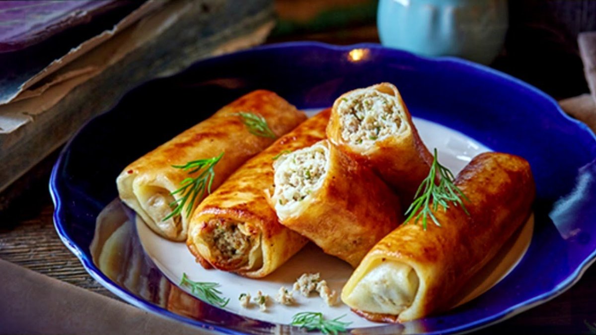 Блины с фаршем