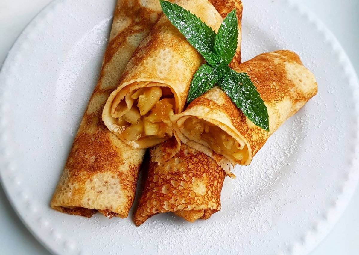 Блины с печенью