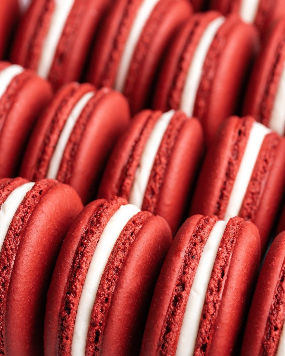 Red Velvet Macarons