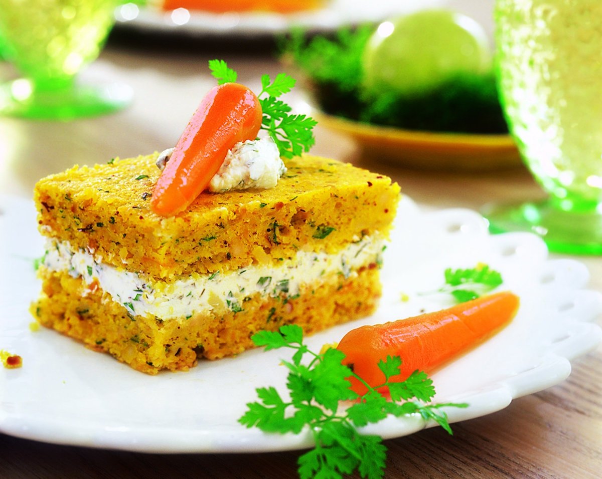 Морковное пирожное