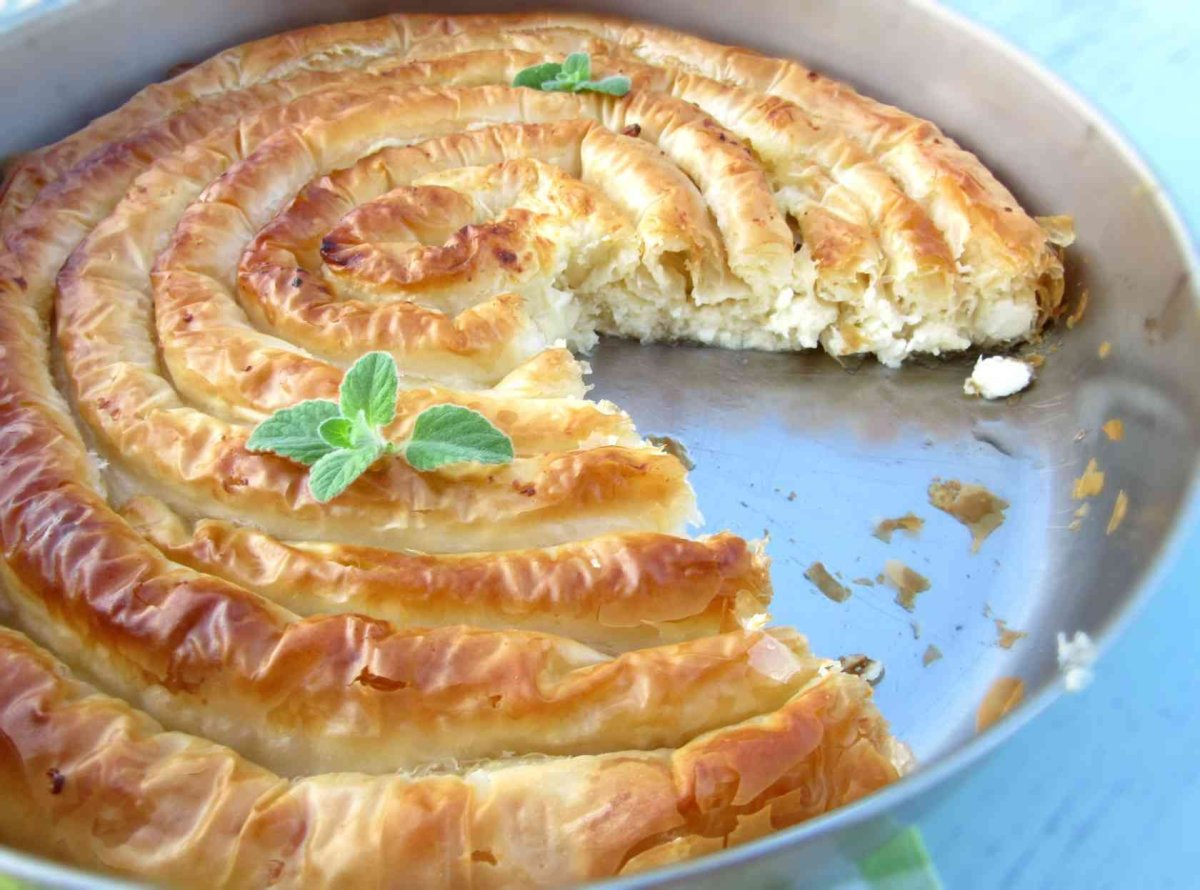 Улитка из теста фило