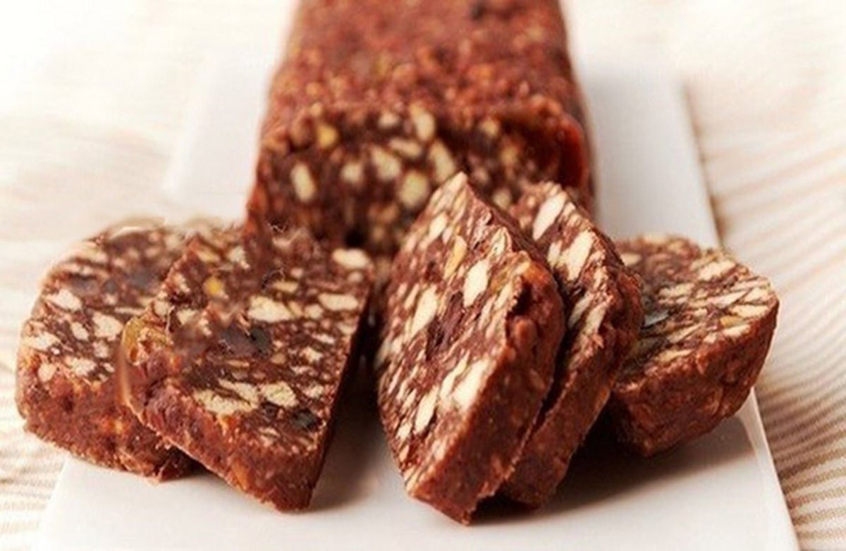 Сливочная колбаска с арахисом