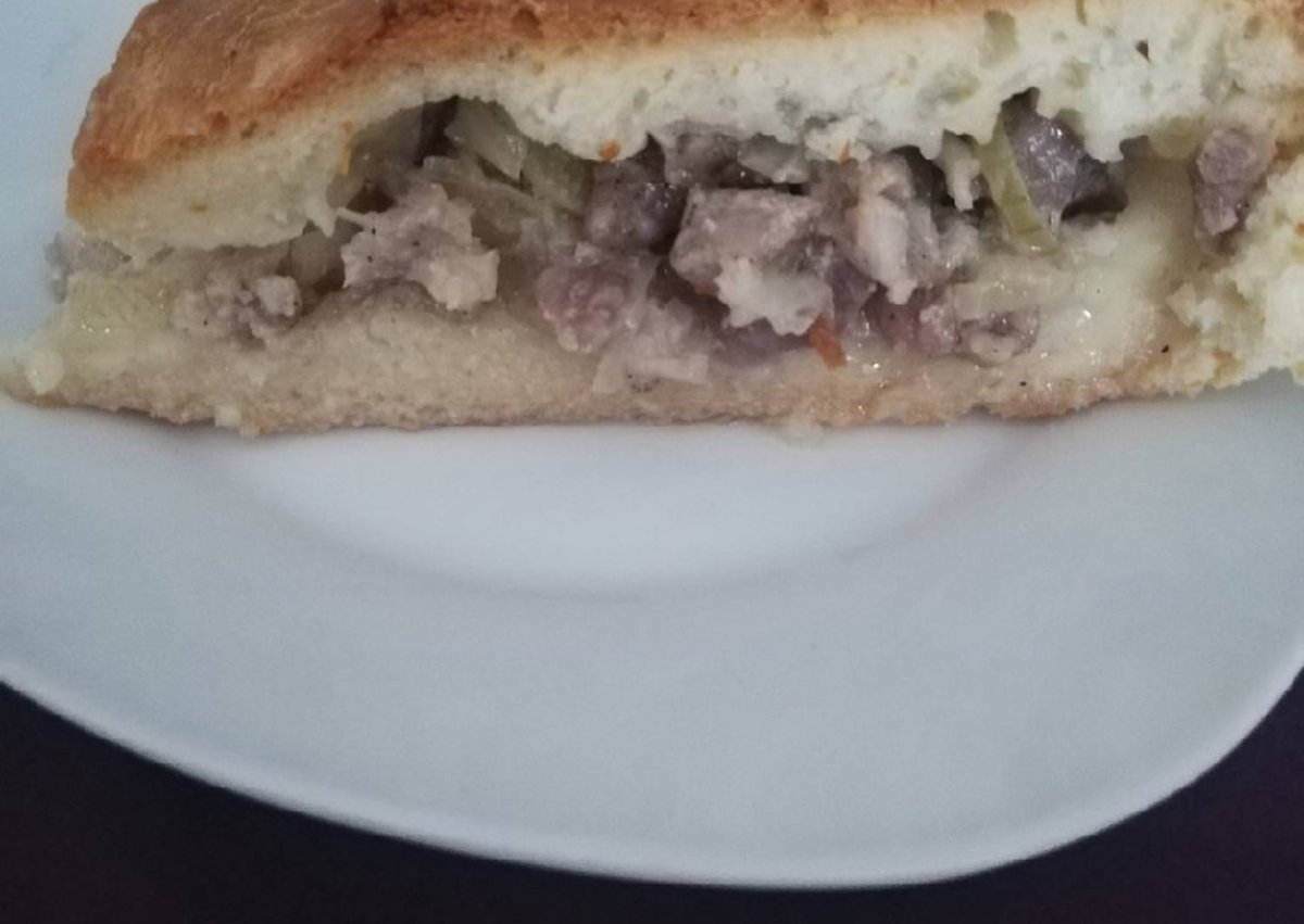 Пирог по-татарски с мясом и картошкой