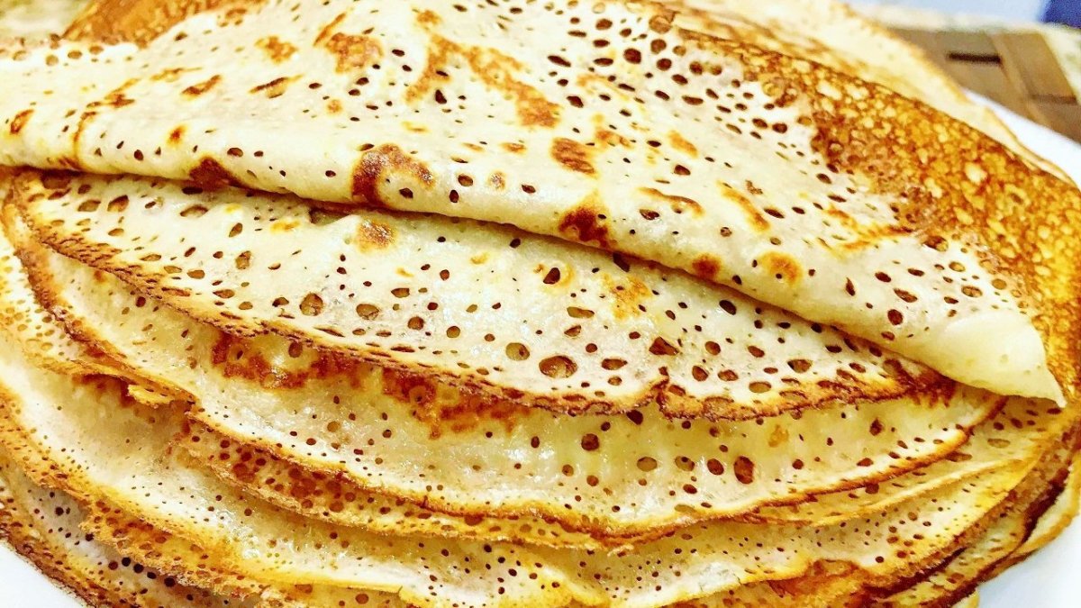 Блины с дырочками