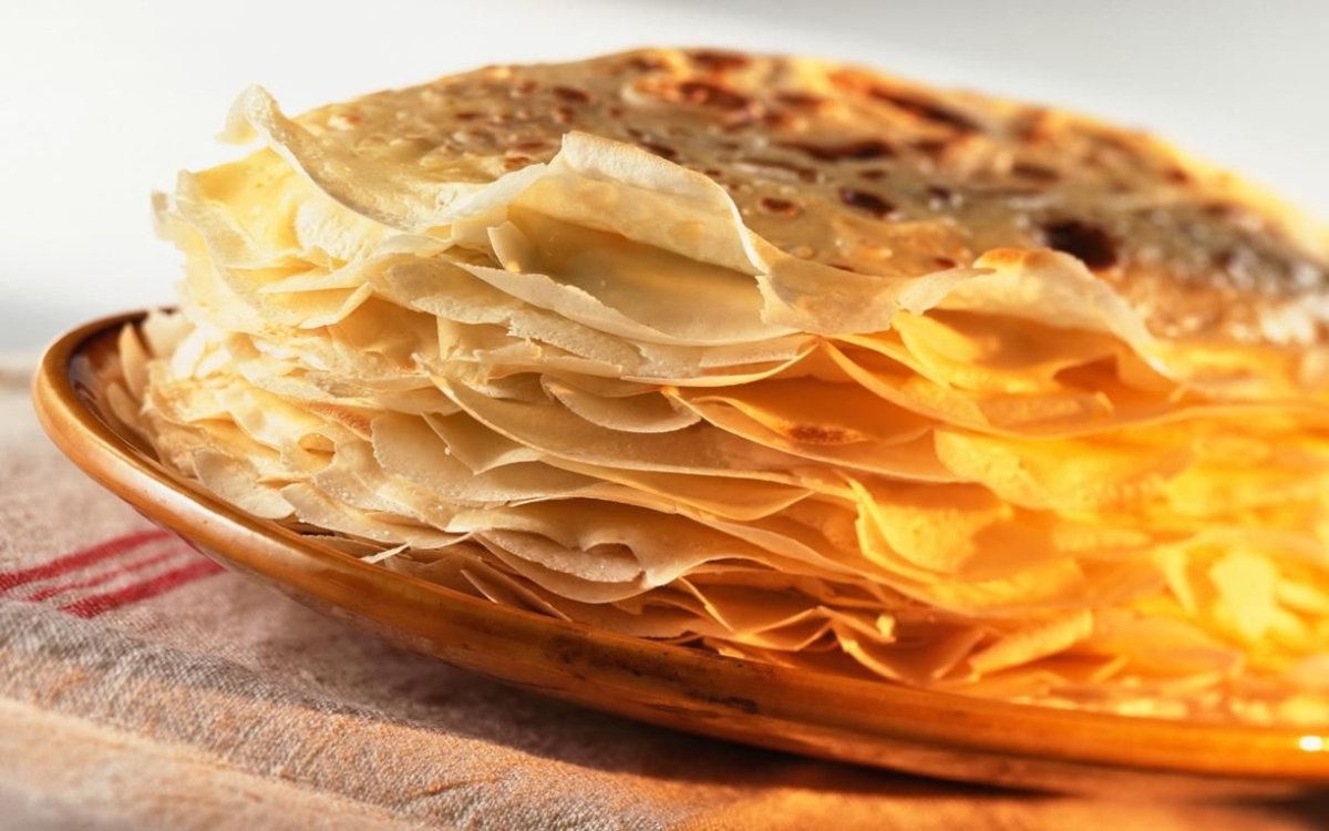 Блины с маслом